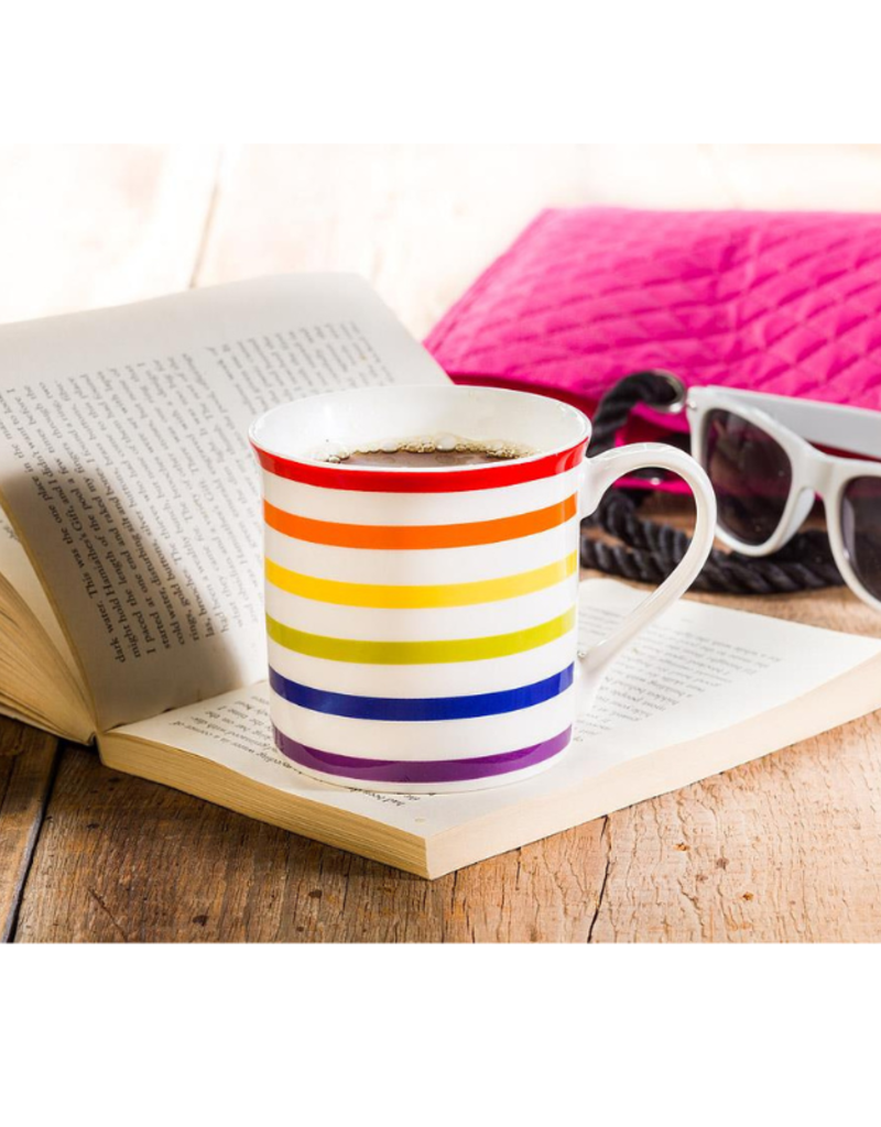 Rainbow Stripe Mug