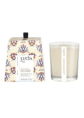Lucia Lucia 50hr Soy Candle Blue Lotus & Orange