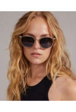 PILGRIM Vanille Sunglasses in Crystal & Silver Plated by Pilgrim