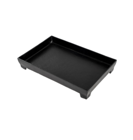 Indaba Trading Footed Coffee Table Tray Large in Black