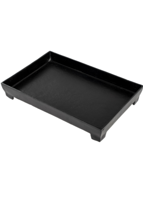 Indaba Trading Footed Coffee Table Tray Large in Black