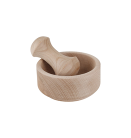LAST ONE - Wooden Mortar and Pestle