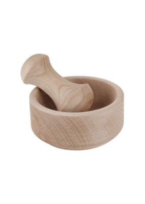 LAST ONE - Wooden Mortar and Pestle