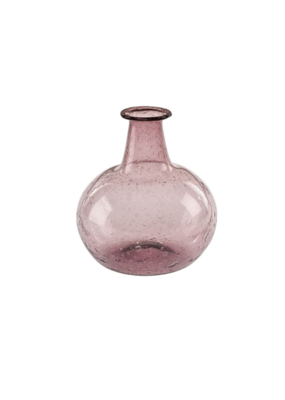 Indaba Trading Recycled Glass Bud Vase in Lilac