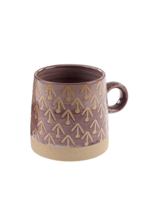 Indaba Trading Grove Mug in Plum