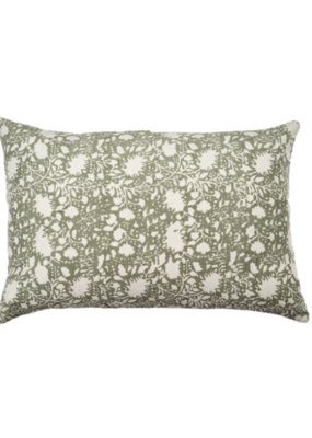 Indaba Trading LAST ONE - Eden Linen Pillow in Sage