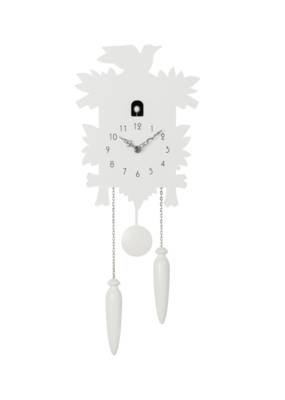 Modern Motion Cuckoo Clock White