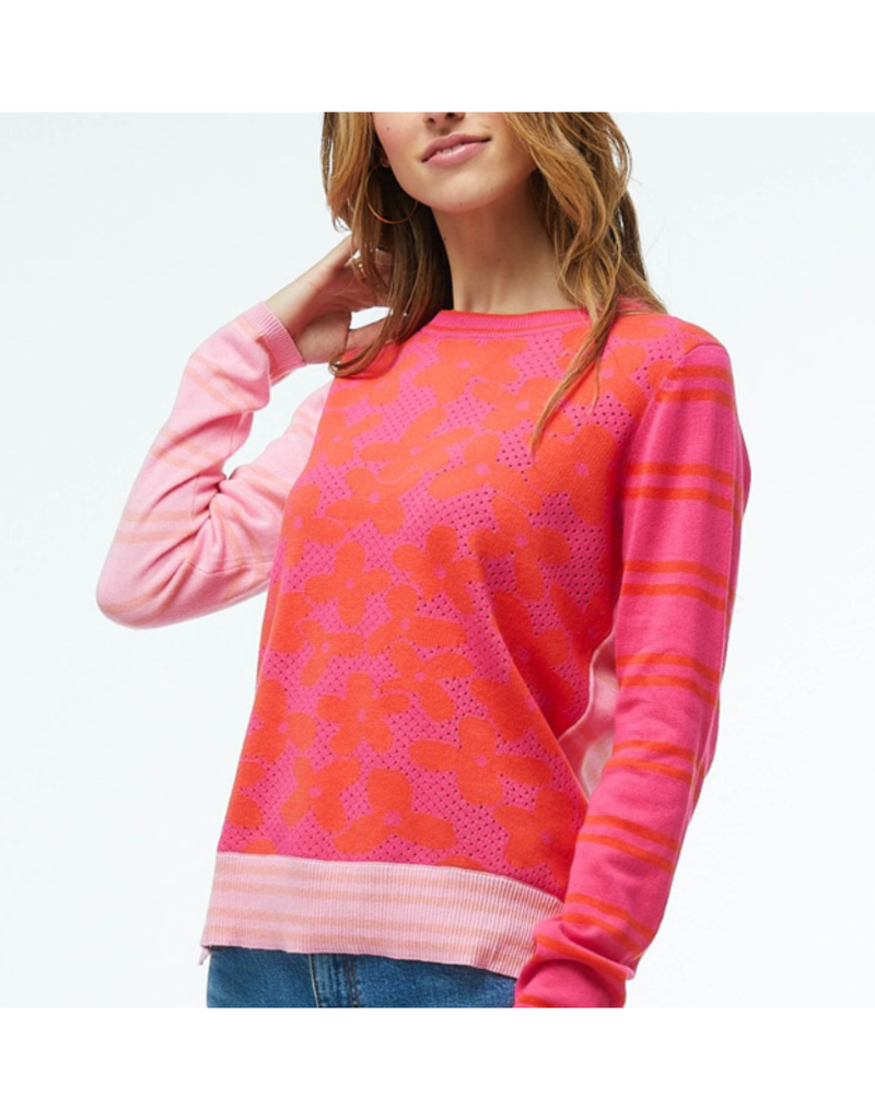 zaket & plover Daisy Sweater in Red by Zaket & Plover