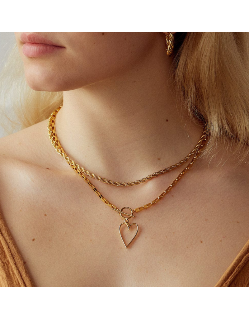Lover's Tempo Sloane Necklace in Gold by Lover's Tempo