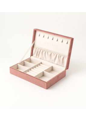 Lover's Tempo Bijoux 8" Jewelry Box Rectangle in Rose