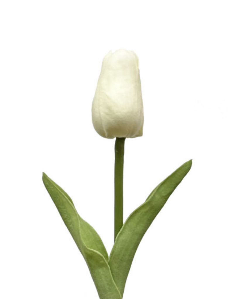 Mini Real Touch Tulip White