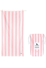 dock & bay Quick Dry Large Cabana Towel in Malibu Pink by Dock & Bay