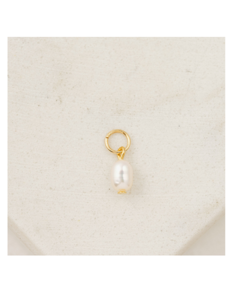 Lover's Tempo Hoop Charm - Pearl by Lover's Tempo