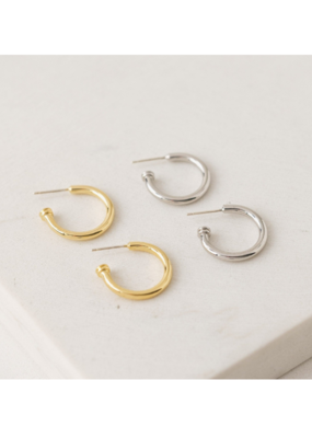 Lover's Tempo Constance Hoops Gold by Lover's Tempo