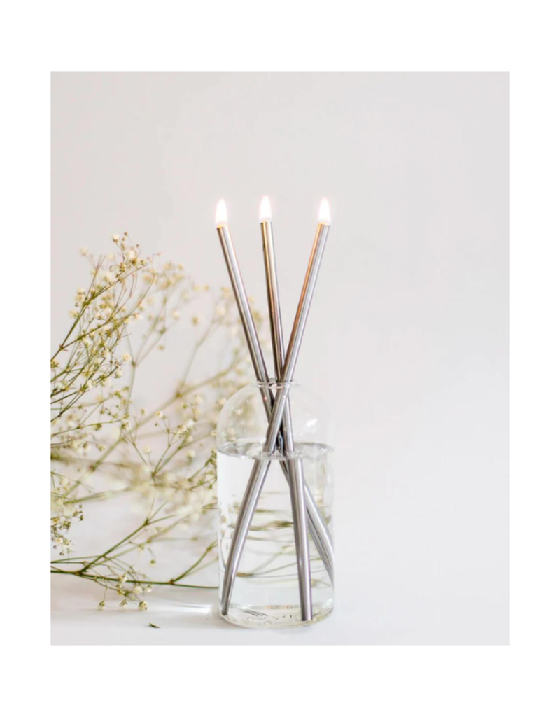 Everlasting Candle Co Silver Candlesticks by Everlasting Candle Co.