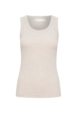 InWear Dagna Jersey Tank in Ecru Melange by InWear