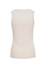 InWear Dagna Jersey Tank in Ecru Melange by InWear