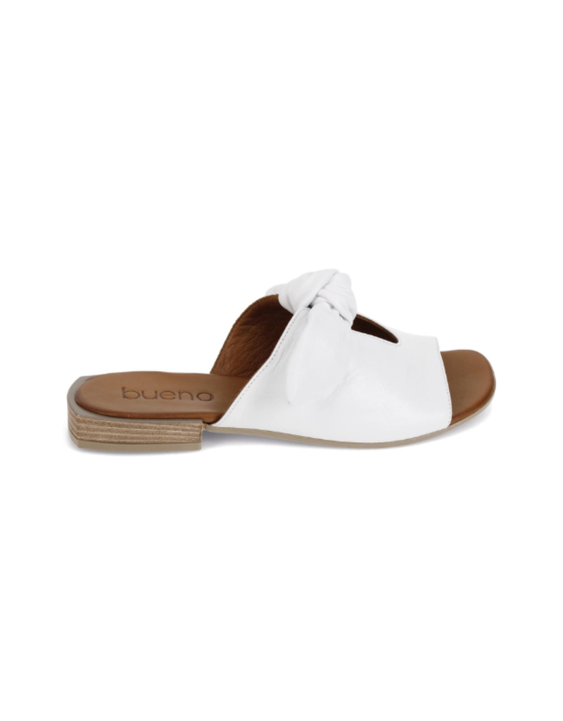 Bueno Audrey Slide Sandal in White by Bueno