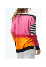 zaket & plover Fun Stripe Sweater in Black by Zaket & Plover