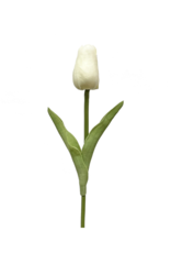 Mini Real Touch Tulip White