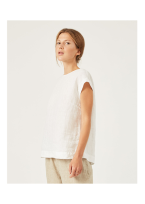 naif Joelle Top in White by naïf