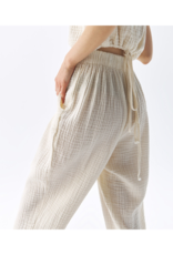 Pokoloko Crinkle Slouchy Pants in Cream