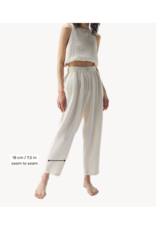 Pokoloko Crinkle Slouchy Pants in Cream