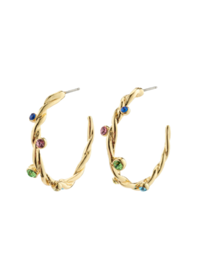 PILGRIM Harley Hoop Earrings in Gold by Pilgrim