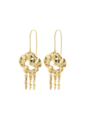 PILGRIM Smile Earring in Gold by Pilgrim