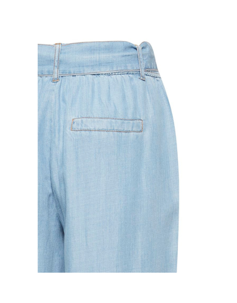 b.young Lana Wide Pant in Light Blue Denim by b.young