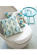 Dash & Albert LAST ONE - Dash & Albert Diamond Light Blue/Ivory Indoor Outdoor Rug 2.5' x 8'