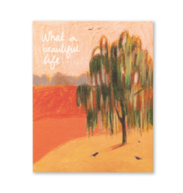 What A Beautiful Life Sympathy Card