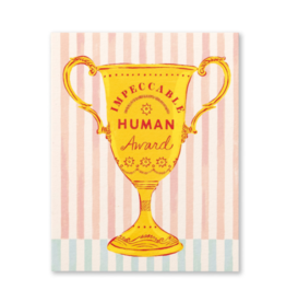 Impeccable Human Award Card