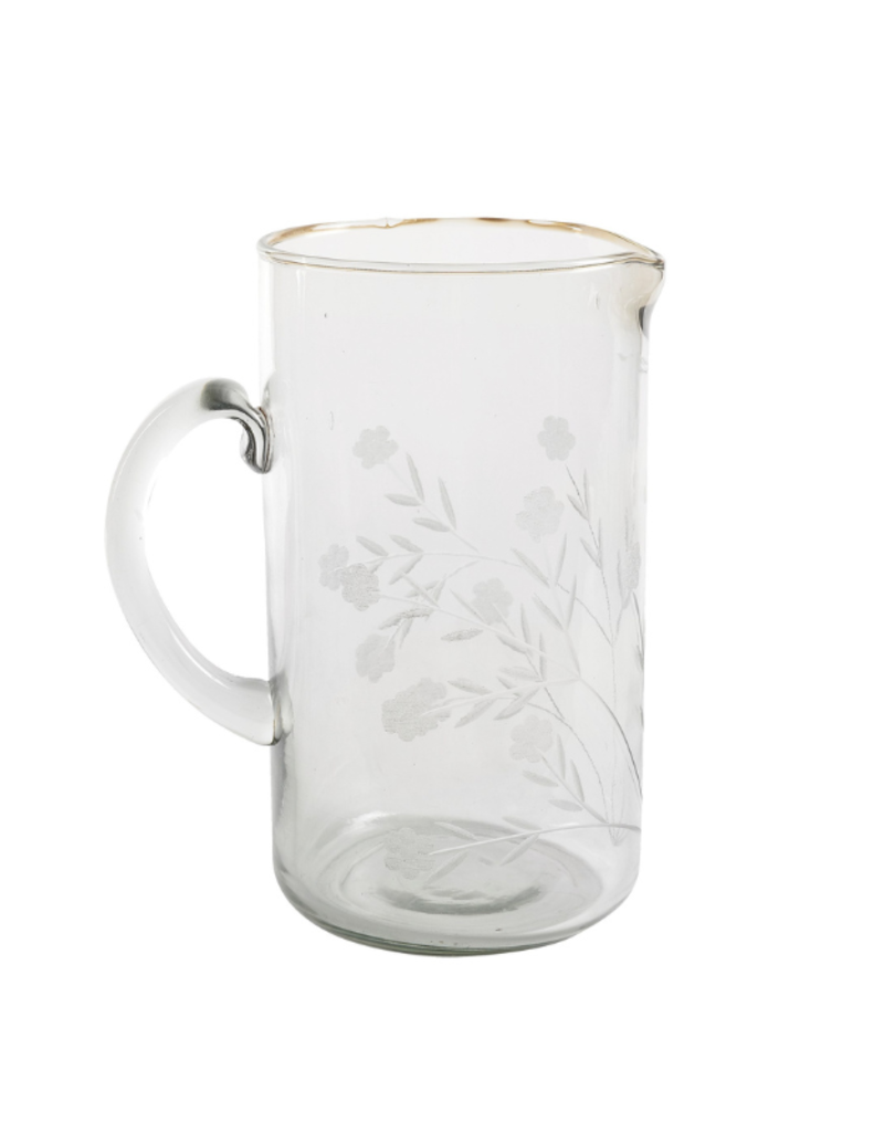 Flora Jug in Clear