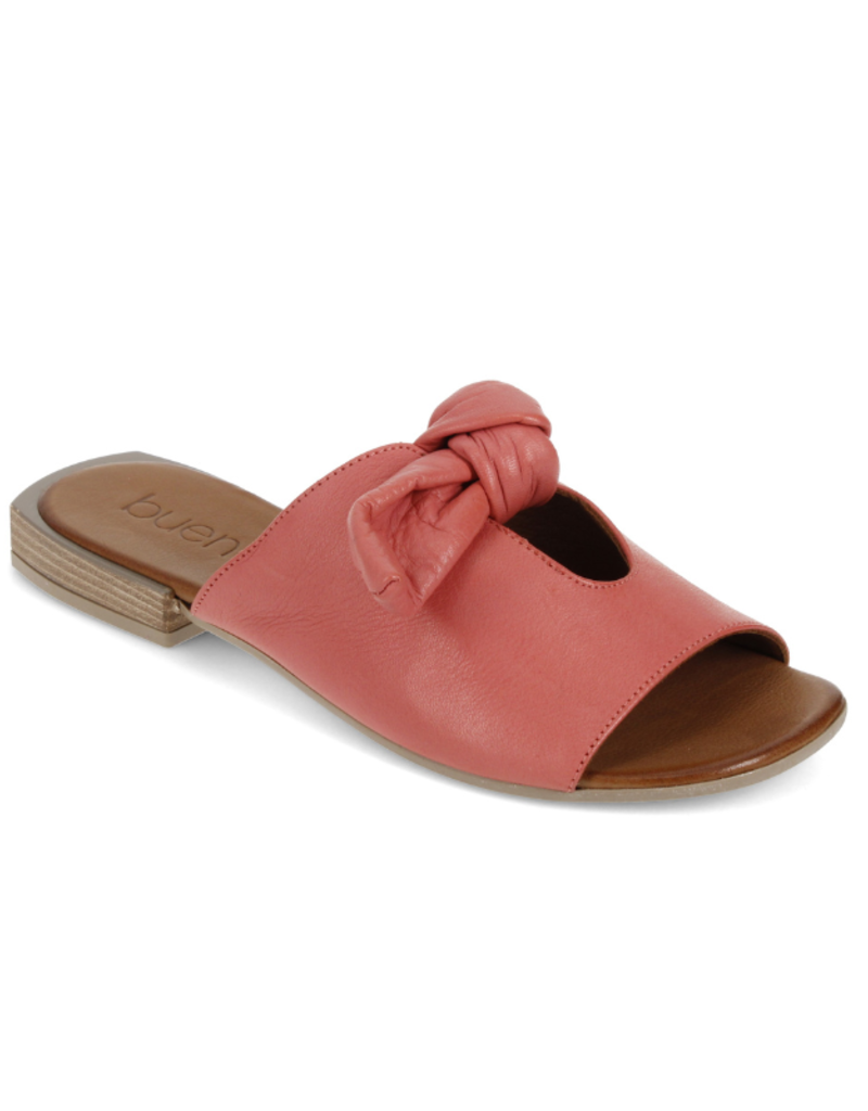 Bueno LAST ONE - SIZE 36 - Audrey Slide Sandal in Coral by Bueno