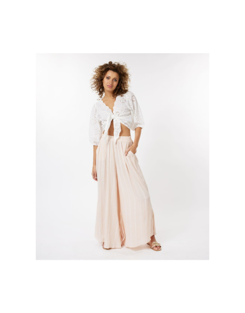 ESQUALO Wide Trousers in Sand by Esqualo