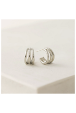 Lover's Tempo Zara Hoop Earrings in Silver by Lover's Tempo