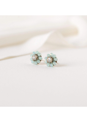 Lover's Tempo LOVER’S TEMPO SAMPLE SALE - Forget Me Not Stud Earrings in Mint