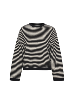 InWear Ina Pullover in Black & White by InWear