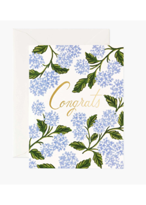 Rifle Paper Co. Congrats Hydrangea Card by Rifle Paper Co.