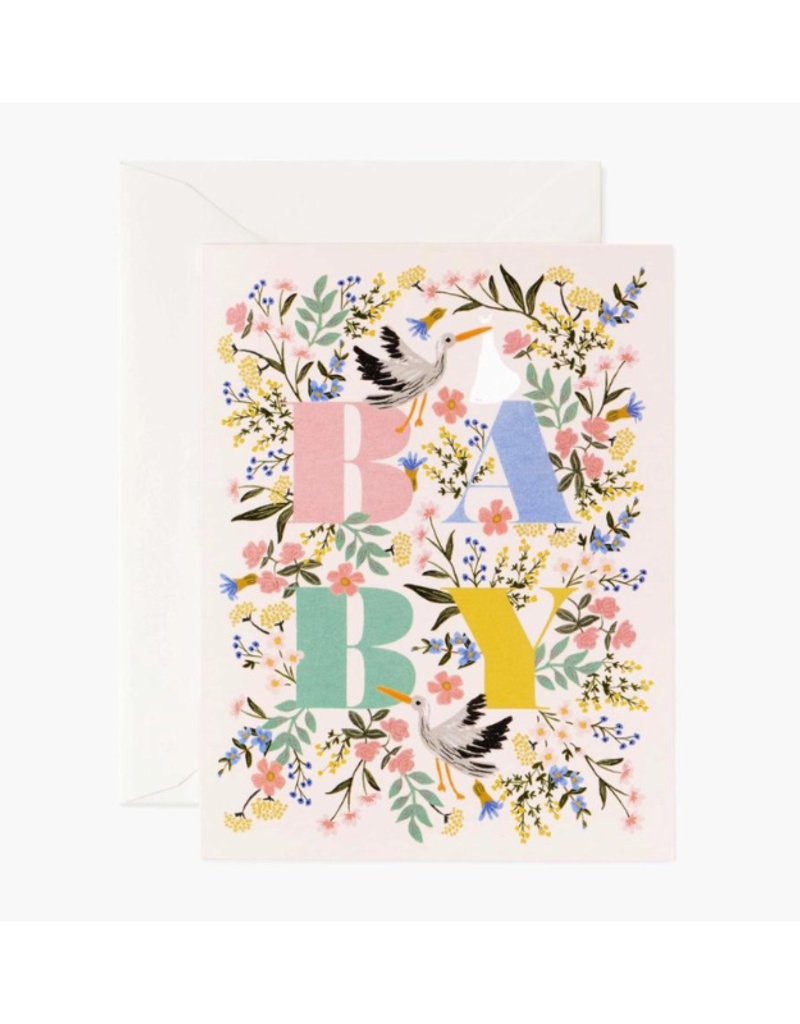 Rifle Paper Co. Mayfair Baby Card by Rifle Paper Co.