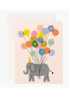 Rifle Paper Co. Welcome Elephant Card by Rifle Paper Co.