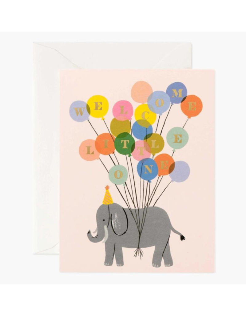 Rifle Paper Co. Welcome Elephant Card by Rifle Paper Co.