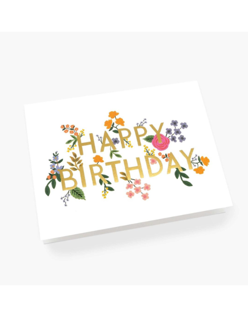 Rifle Paper Co. Wildwood Birthday Card by Rifle Paper Co.
