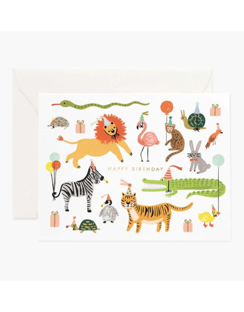 Rifle Paper Co. Party Animals Birthday Card by Rifle Paper Co.