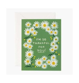 Rifle Paper Co. Daisies Thankful For You Card by Rifle Paper Co.