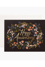 Rifle Paper Co. Anniversary Wreath Card by Rifle Paper Co.
