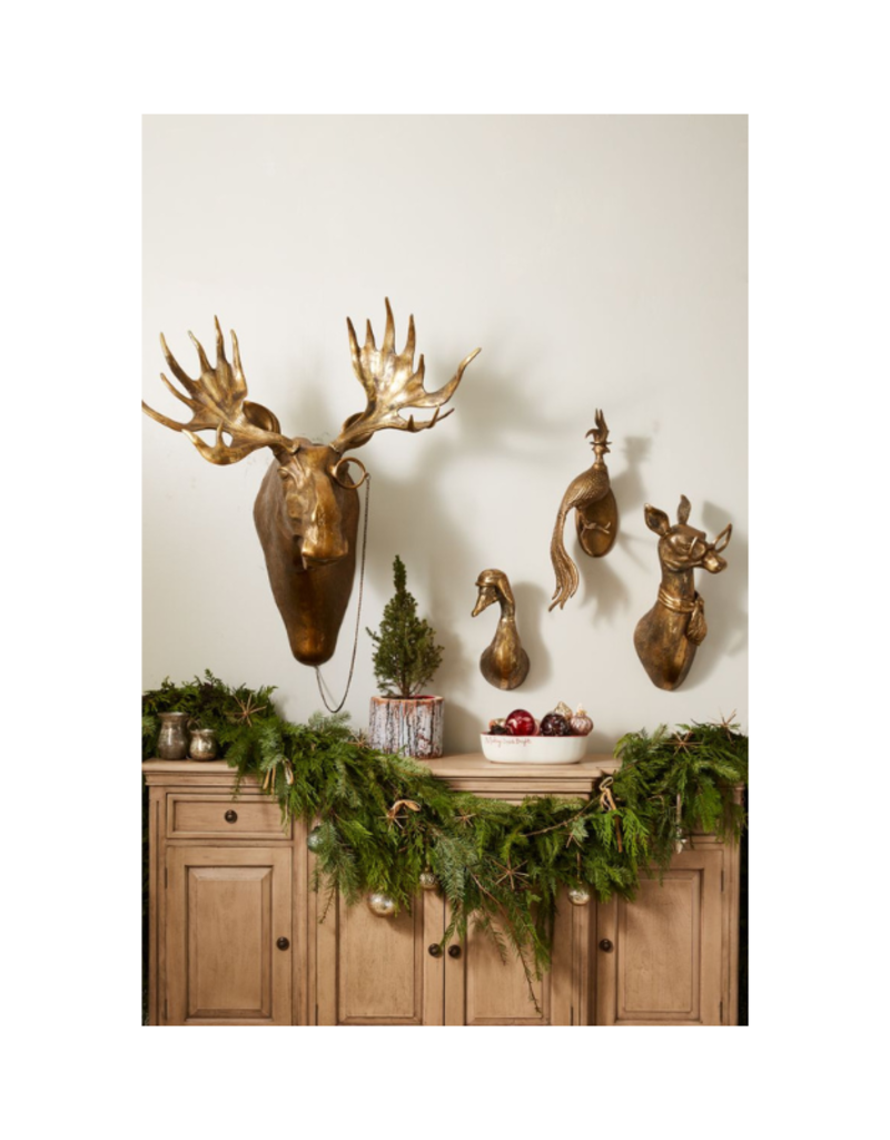 Margie The Doe Brass Wall Mount