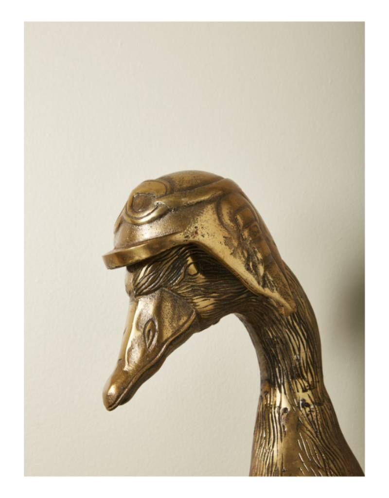 E+E Charlie The Duck Brass Wall Mount