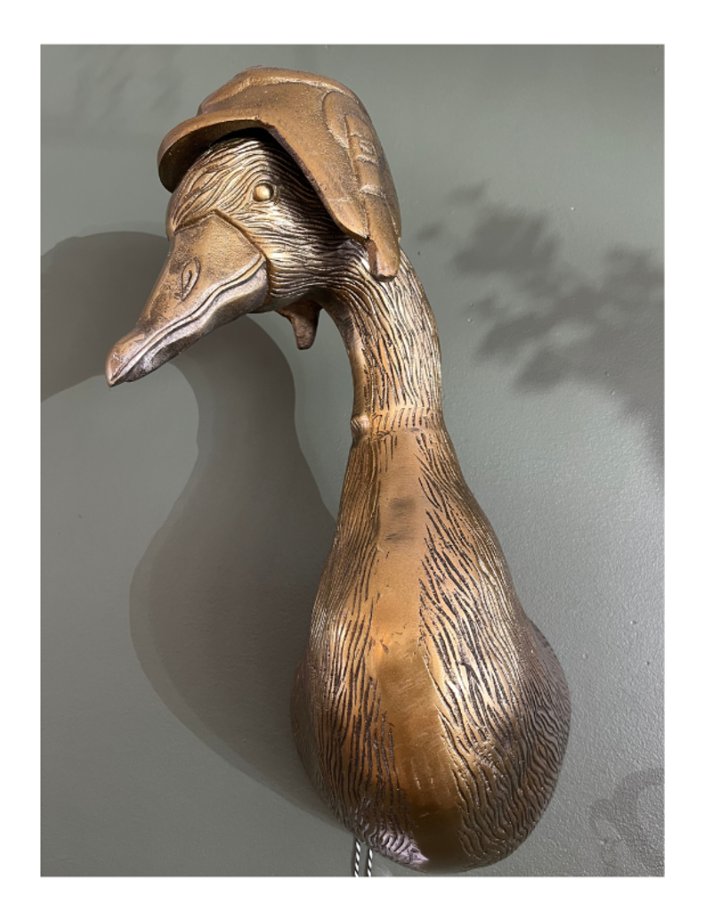 Charlie The Duck Brass Wall Mount